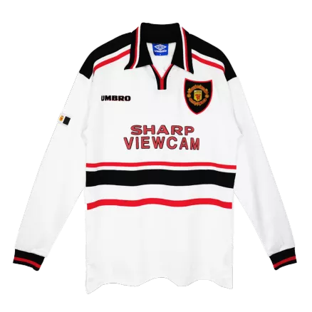 Men's Retro 1998/99 Replica Manchester United Away Long Sleeves Soccer Jersey Shirt - Pro Jersey Shop