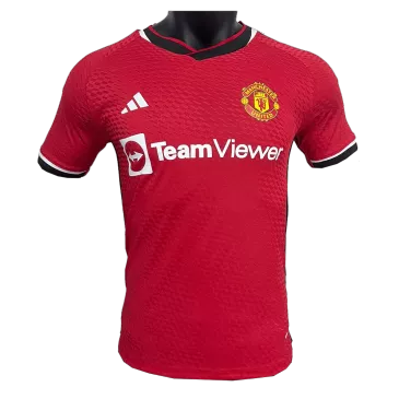 Men's Authentic Manchester United Home Soccer Jersey Shirt 2023/24 Adidas - Pro Jersey Shop