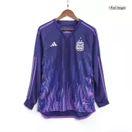 Men's Replica Argentina Away Long Sleeves Soccer Jersey Shirt 2022 Adidas - Pro Jersey Shop