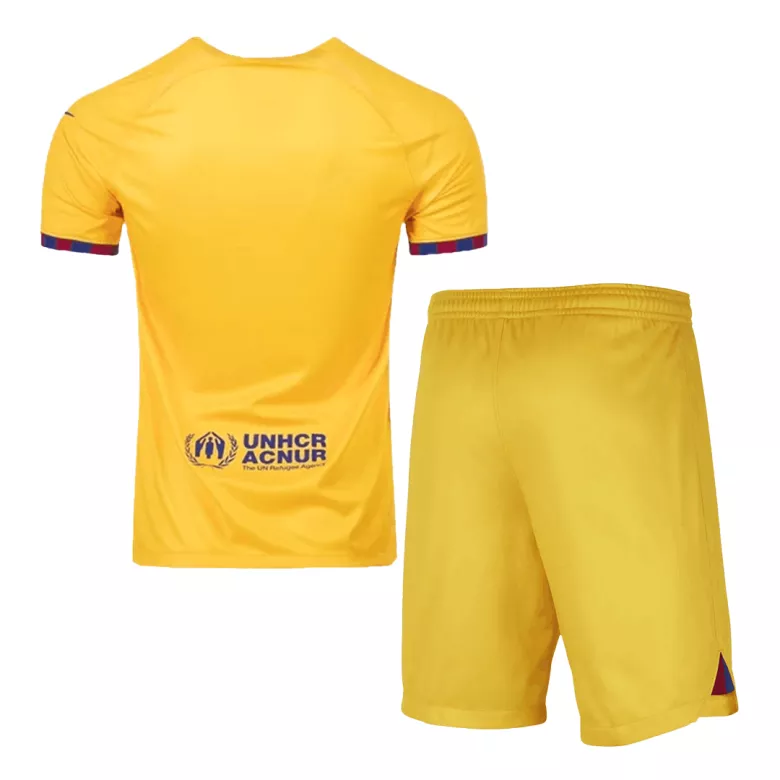 Men's Barcelona Fourth Away Soccer Jersey Kit (Jersey+Shorts) 2022/23 - Fan Version - Pro Jersey Shop