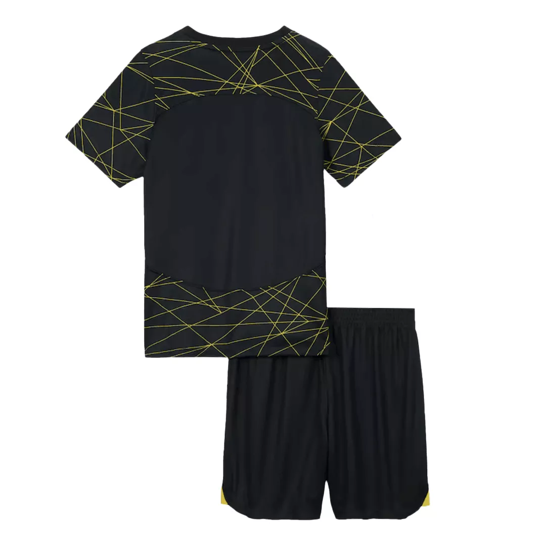 Kids PSG Fourth Away Soccer Jersey Kit (Jersey+Shorts+Sockes) 2022/23 Nike - Pro Jersey Shop