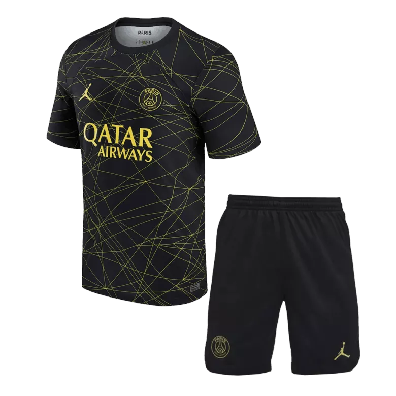 Men's PSG Fourth Away Soccer Jersey Kit (Jersey+Shorts) 2022/23 - Fan Version - Pro Jersey Shop