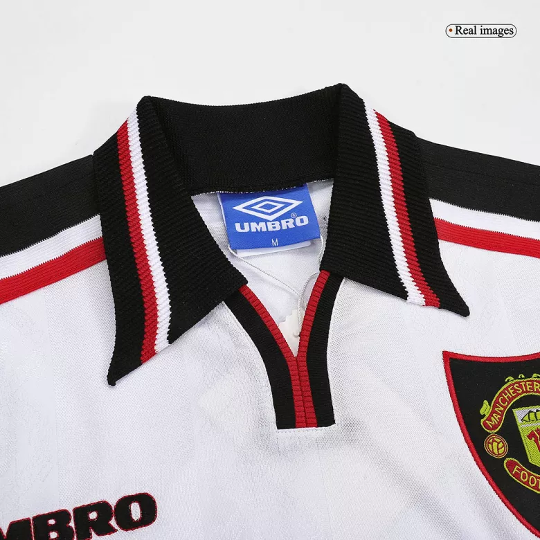 Men's Retro 1998/99 Manchester United Away Long Sleeves Soccer Jersey Shirt - Fan Version - Pro Jersey Shop