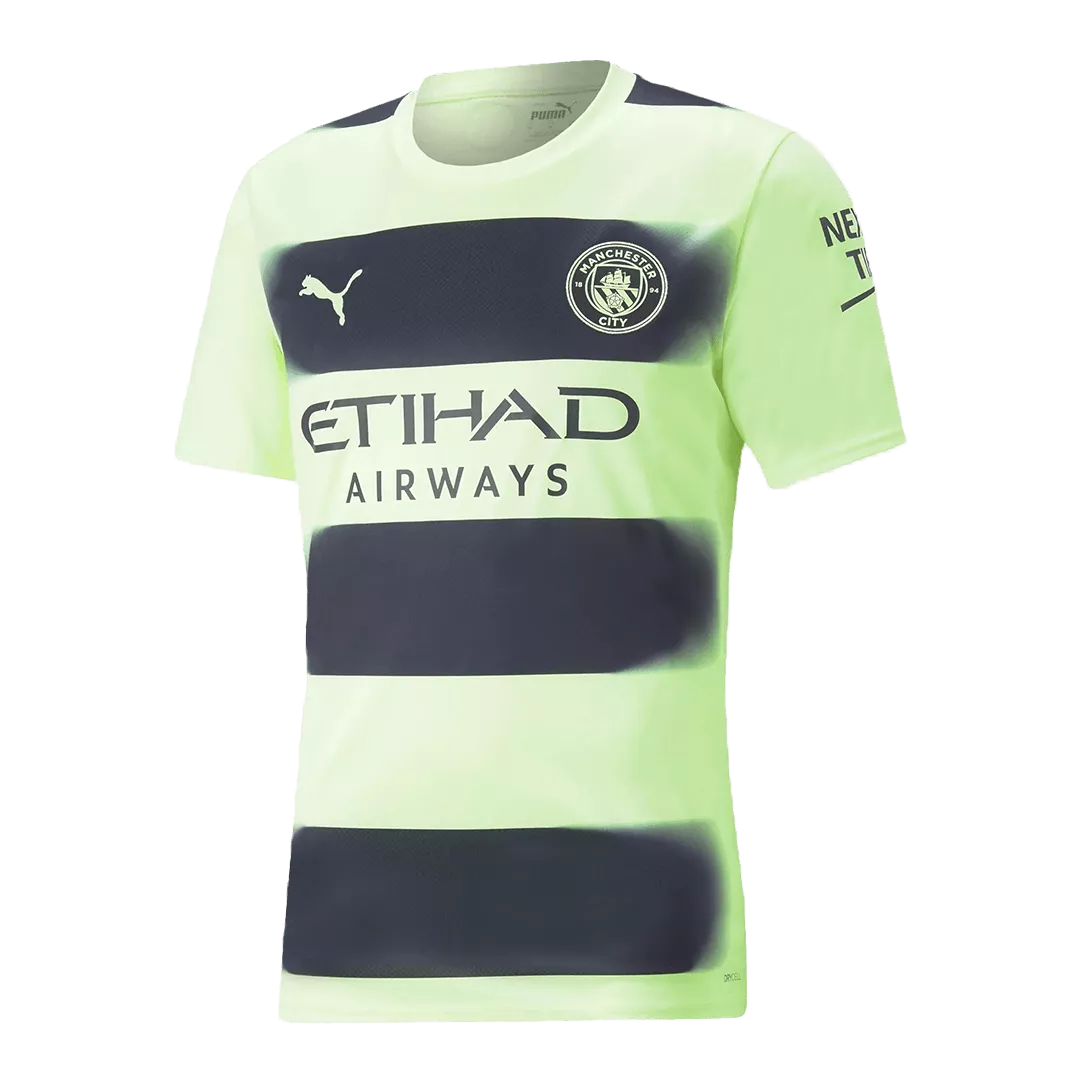 Men's Authentic HAALAND #9 Manchester City Third Away Soccer Jersey Shirt 2022/23 Puma - Pro Jersey Shop