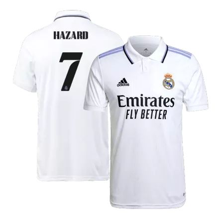 Men's HAZARD #7 Real Madrid Home Soccer Jersey Shirt 2022/23 - Fan Version - Pro Jersey Shop