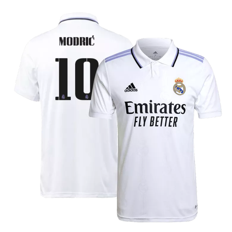 Men's MODRIĆ #10 Real Madrid Home Soccer Jersey Shirt 2022/23 - Fan Version - Pro Jersey Shop