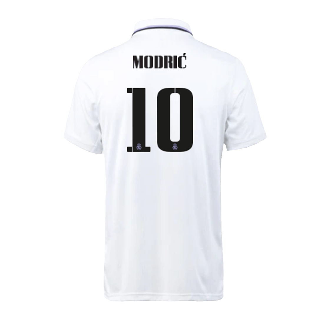 2022-23 Real Madrid Away Name Set #10 MODRIC Common Goal Repro – Kitroom  Football