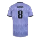 Men's Replica KROOS #8 Real Madrid Away Soccer Jersey Shirt 2022/23 Adidas - Pro Jersey Shop