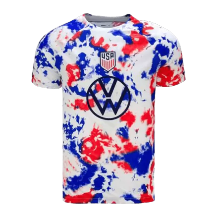 Men's USA Pre-Match Soccer Jersey Shirt 2022 - Fan Version - Pro Jersey Shop