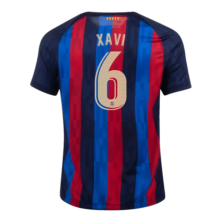 Men's XAVI #6 Barcelona Home Soccer Jersey Shirt 2022/23 - Fan Version - Pro Jersey Shop
