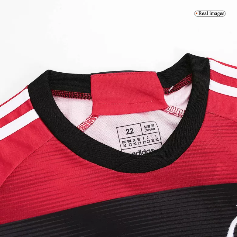Kids CR Flamengo Home Soccer Jersey Kit (Jersey+Shorts) 2023/24 - Pro Jersey Shop