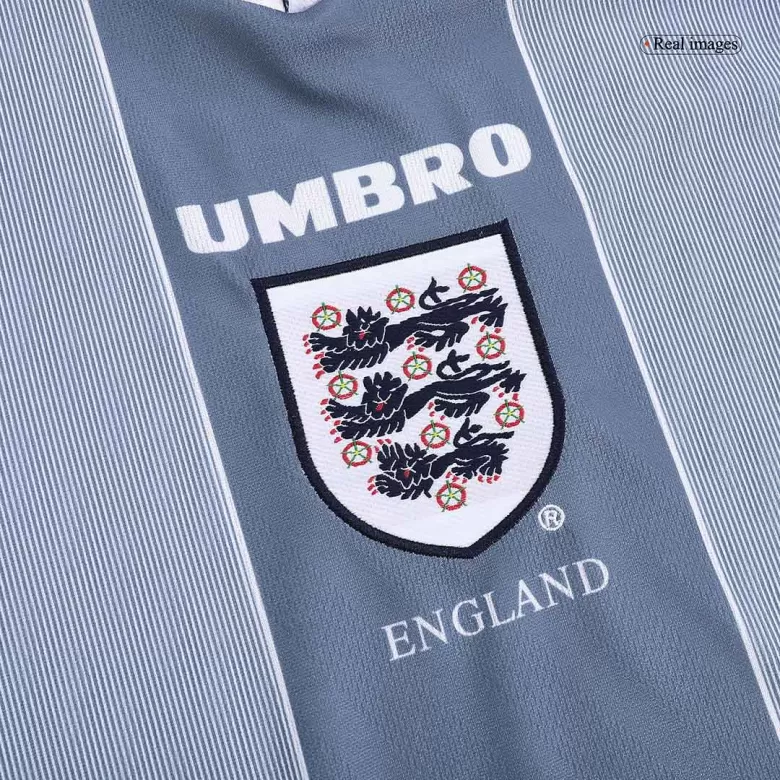 Men's Retro 1996 England Away Long Sleeves Soccer Jersey Shirt - Fan Version - Pro Jersey Shop
