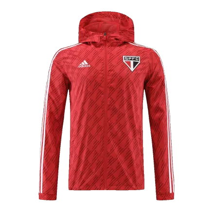 Men's Sao Paulo FC Windbreaker Hoodie Jacket 2022/23 - Pro Jersey Shop