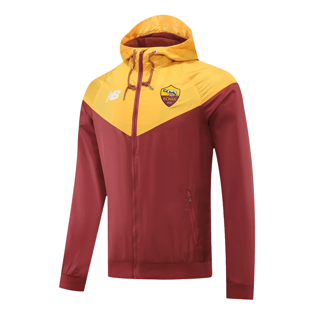 Men's Roma Windbreaker Hoodie Jacket 2022/23 NewBalance - Pro Jersey Shop
