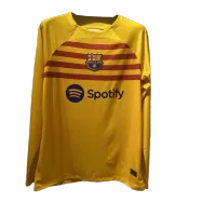 Men's Replica Barcelona Fourth Away Long Sleeves Soccer Jersey Shirt 2022/23 Nike - Pro Jersey Shop