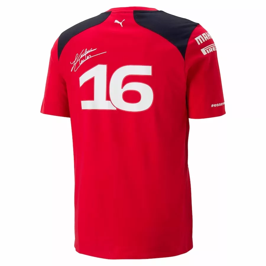 Men's Scuderia Ferrari F1 Racing Team Charles Leclerc #16 T-Shirt 2023 - Pro Jersey Shop