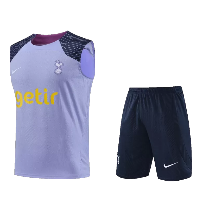 Men's Tottenham Hotspur Soccer Sleeveless Training Kit (Top+Shorts) 2023/24 - Pro Jersey Shop
