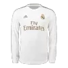 Men's Retro 2019/20 Real Madrid Home Long Sleeves Soccer Jersey Shirt - Fan Version - Pro Jersey Shop