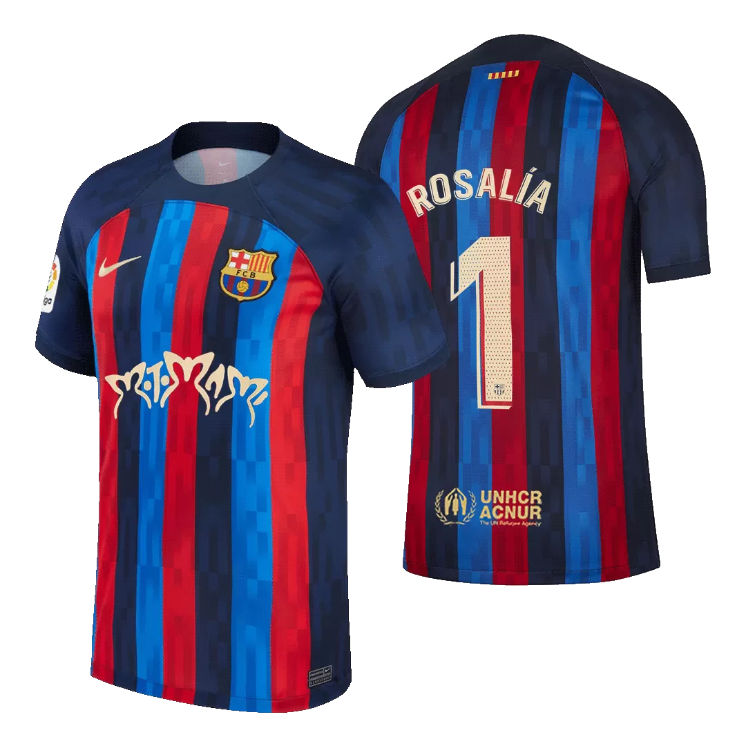 Men's ROSALÍA #1 Motomami Limited Edition Soccer Jersey Shirt 2022/23 Nike | Pro Shop