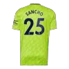 Men's SANCHO #25 Manchester United Third Away Soccer Jersey Shirt 2022/23 - Fan Version - Pro Jersey Shop