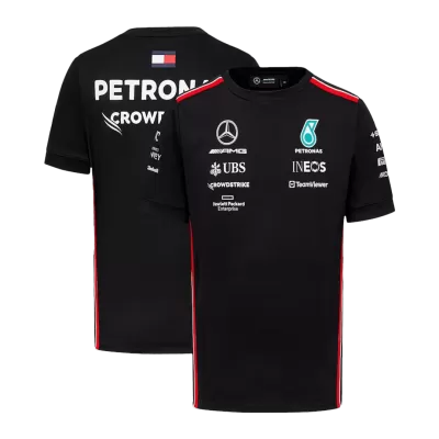 Men's Mercedes AMG Petronas F1 Racing Team T-Shirt - Black 2023 - Pro Jersey Shop