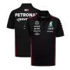 Men's Mercedes AMG Petronas F1 Racing Team Polo 2023 - Black - Pro Jersey Shop