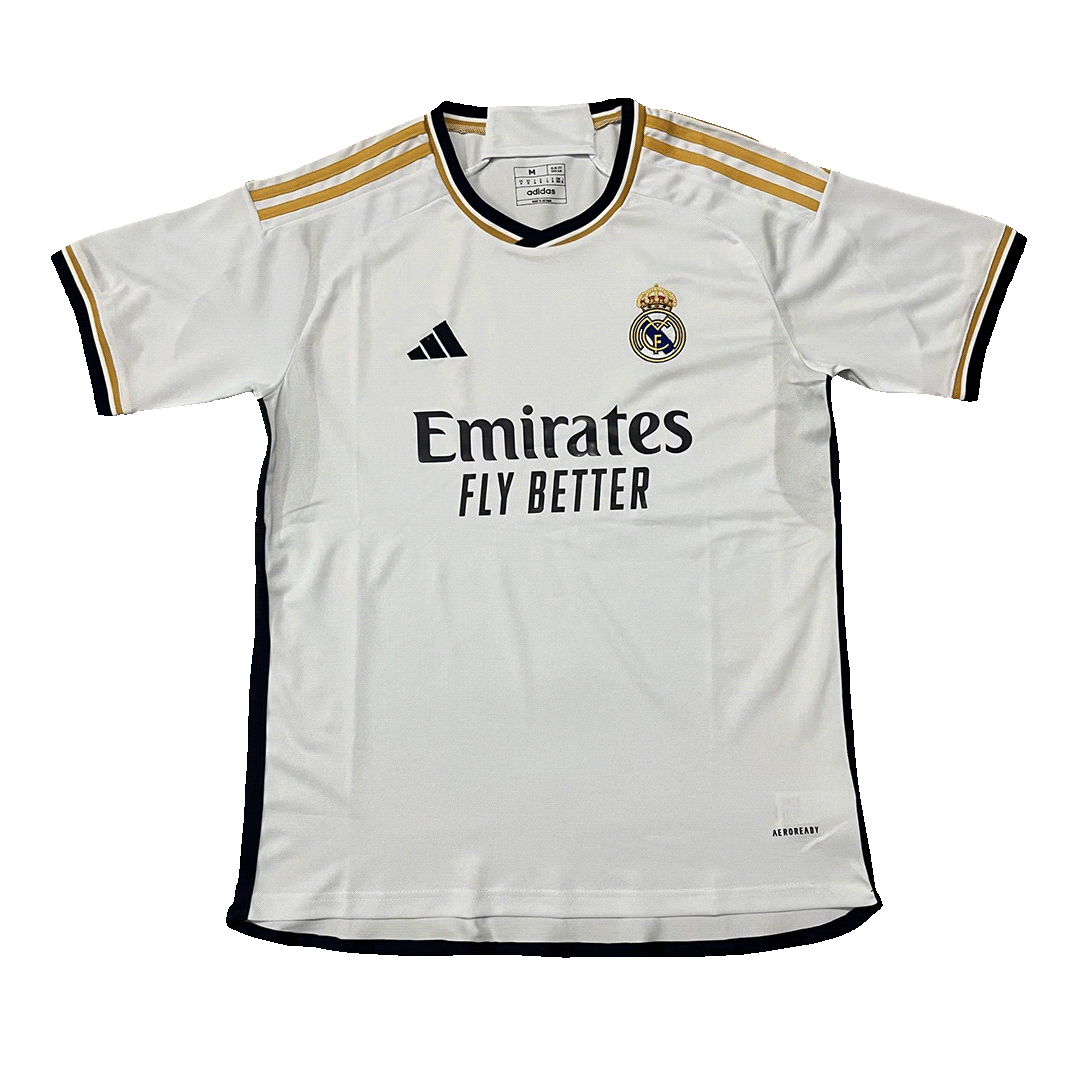 Seminarie Raffinaderij Rose kleur Men's Replica Real Madrid Home Soccer Jersey Shirt 2023/24 Adidas | Pro  Jersey Shop
