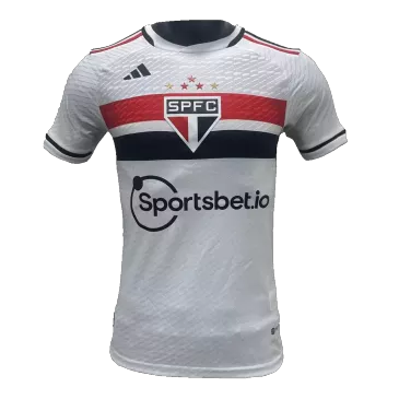 Men's Authentic Sao Paulo FC Home Soccer Jersey Shirt 2023/24 Adidas - Pro Jersey Shop