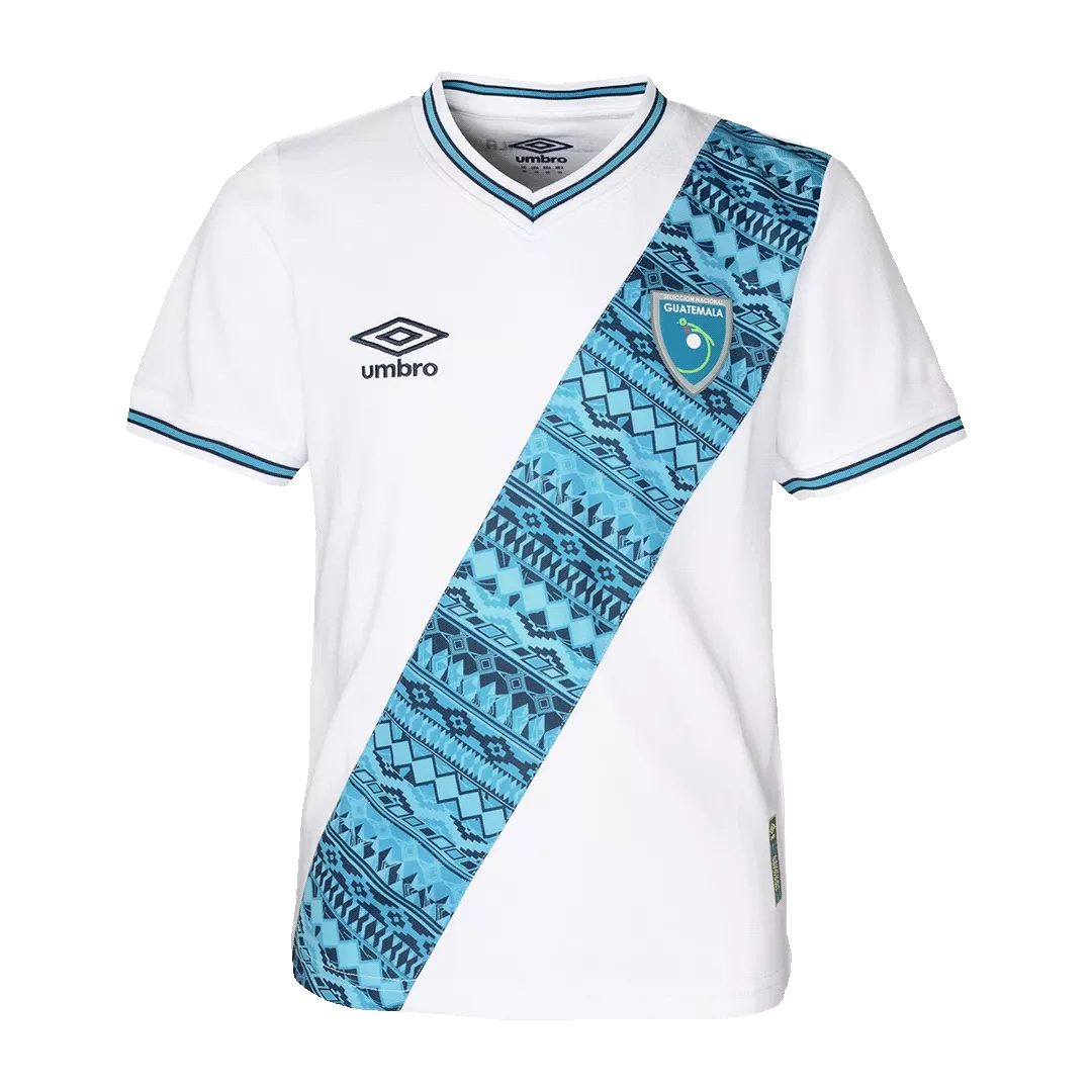 Men's Replica Guatemala Home Soccer Jersey Shirt 2023 Umbro - Pro Jersey Shop