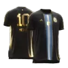 Men's Authentic MESSI #10 Argentina  Golden Bisht Special Soccer Jersey Shirt 2022 - Pro Jersey Shop