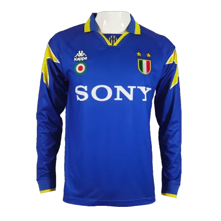Men's Retro 1995/96 Juventus Away Long Sleeves Soccer Jersey Shirt - Fan Version - Pro Jersey Shop