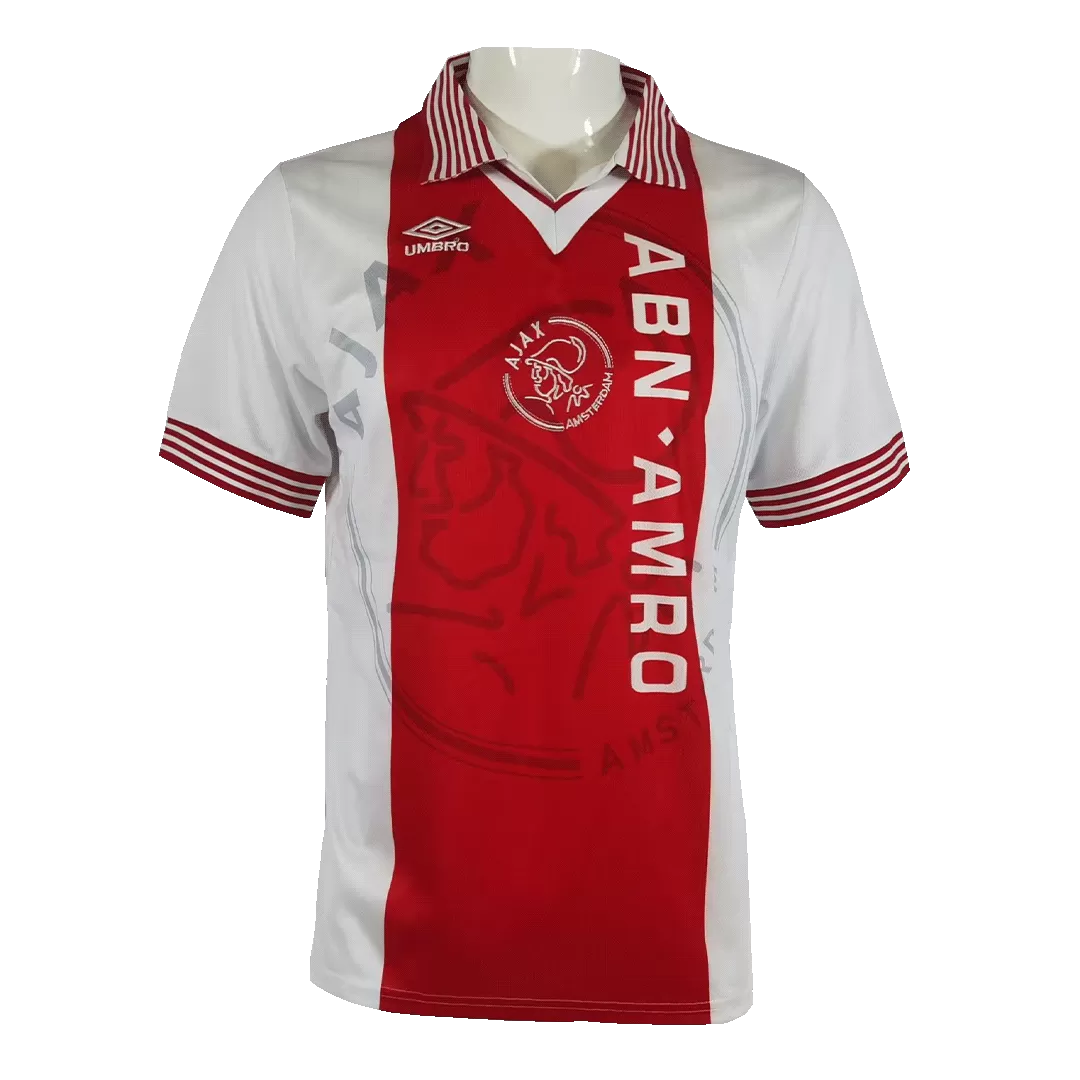 Vervullen Generator beroerte Men's Retro 1995/96 Ajax Home Soccer Jersey Shirt Adidas | Pro Jersey Shop