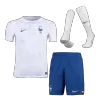 Kids France Away Soccer Jersey Whole Kit (Jersey+Shorts+Socks) 2022 - Pro Jersey Shop