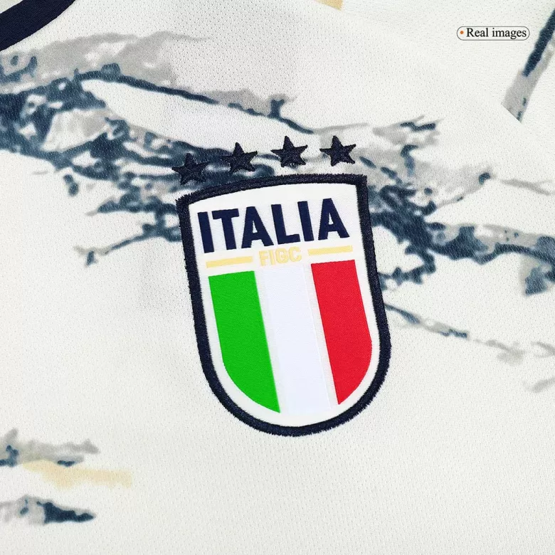 Men's Italy Away Long Sleeves Soccer Jersey Shirt 2023/24 - Fan Version - Pro Jersey Shop