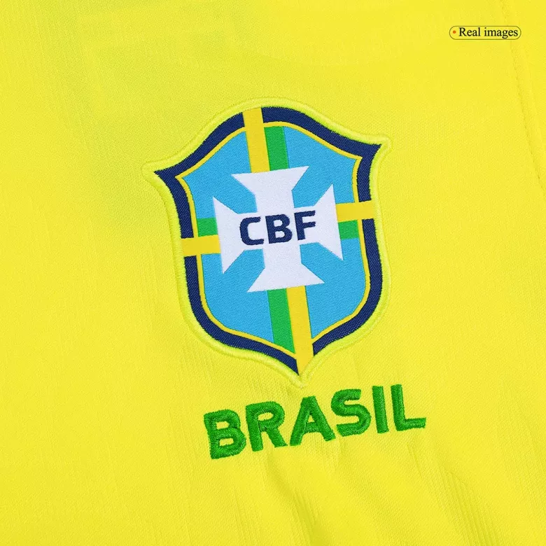 Men's Brazil Home Soccer Jersey Shirt 2023 - Fan Version - Pro Jersey Shop