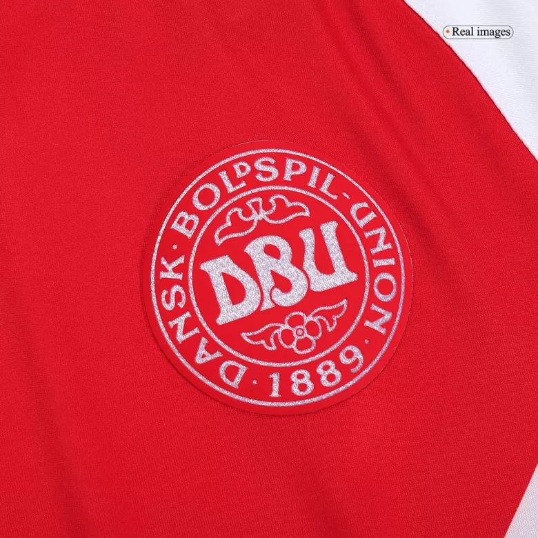 Men's Denmark Home Soccer Jersey Shirt 2023 - Fan Version - Pro Jersey Shop