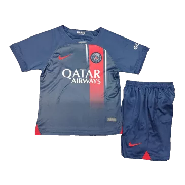 Kids PSG Home Soccer Jersey Kit (Jersey+Shorts) 2023/24 Nike - Pro Jersey Shop