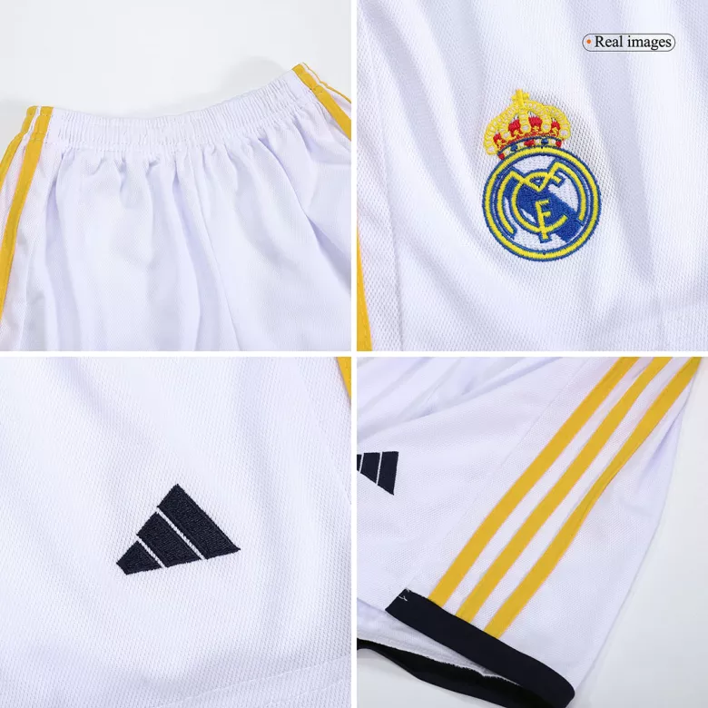 Kids BELLINGHAM #5 Real Madrid Home Soccer Jersey Kit (Jersey+Shorts+Sockes) 2023/24 - Pro Jersey Shop