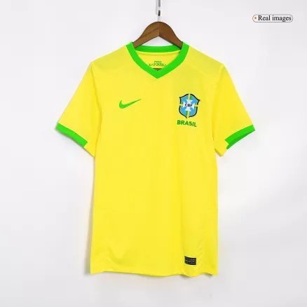 Men's Replica Brazil Home Soccer Jersey Shirt 2023 - Pro Jersey Shop