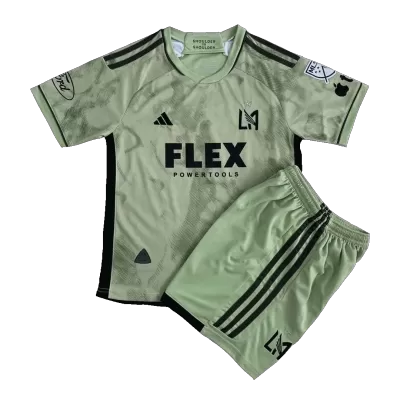 Kids Los Angeles FC Away Soccer Jersey Kit (Jersey+Shorts) 2023 - Pro Jersey Shop