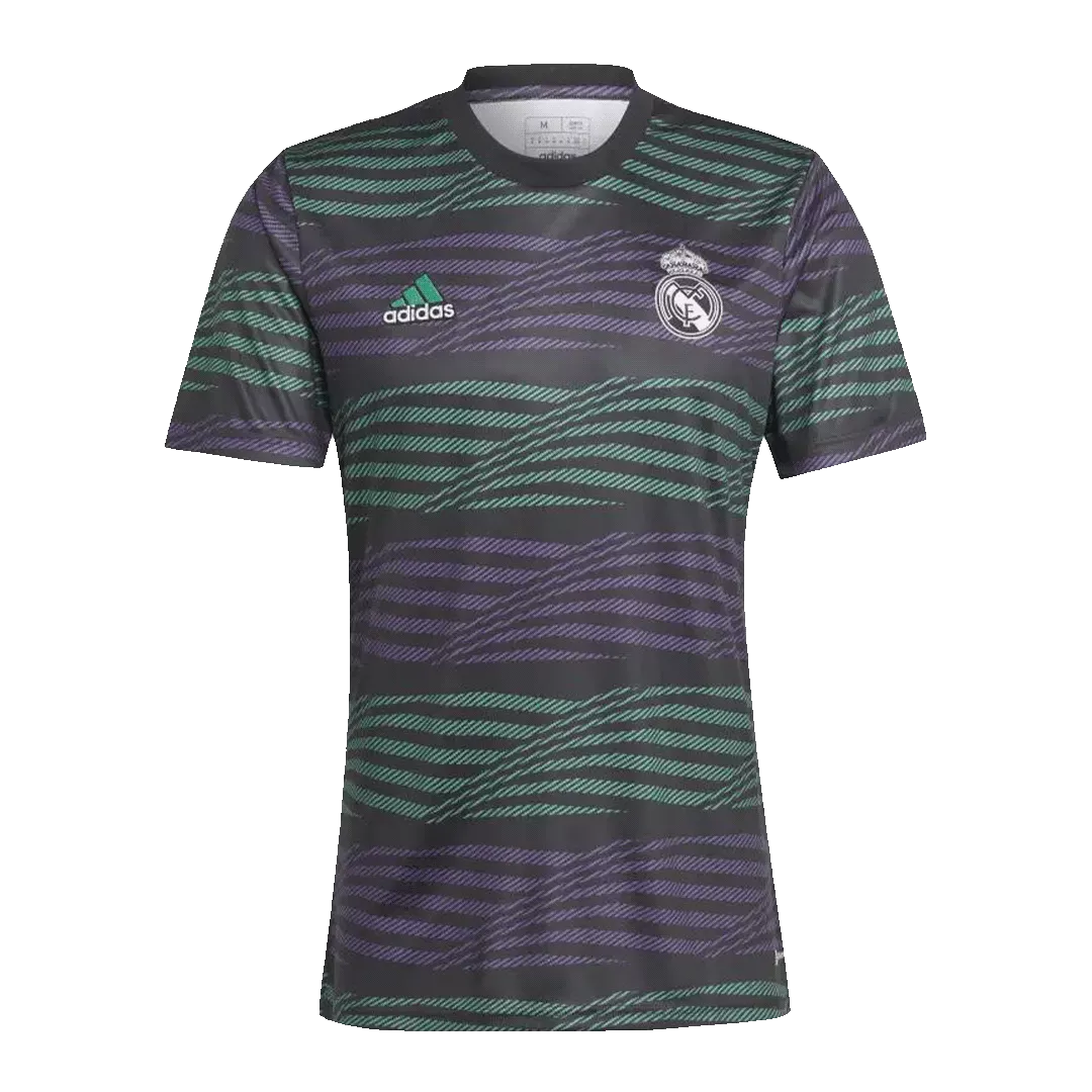 Men's Replica Real Madrid Pre-Match Soccer Jersey Shirt 2022/23 Adidas - Pro Jersey Shop