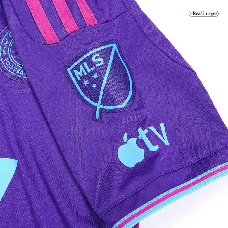 Kids Charlotte FC Away Soccer Jersey Kit (Jersey+Shorts) 2023 - Pro Jersey Shop