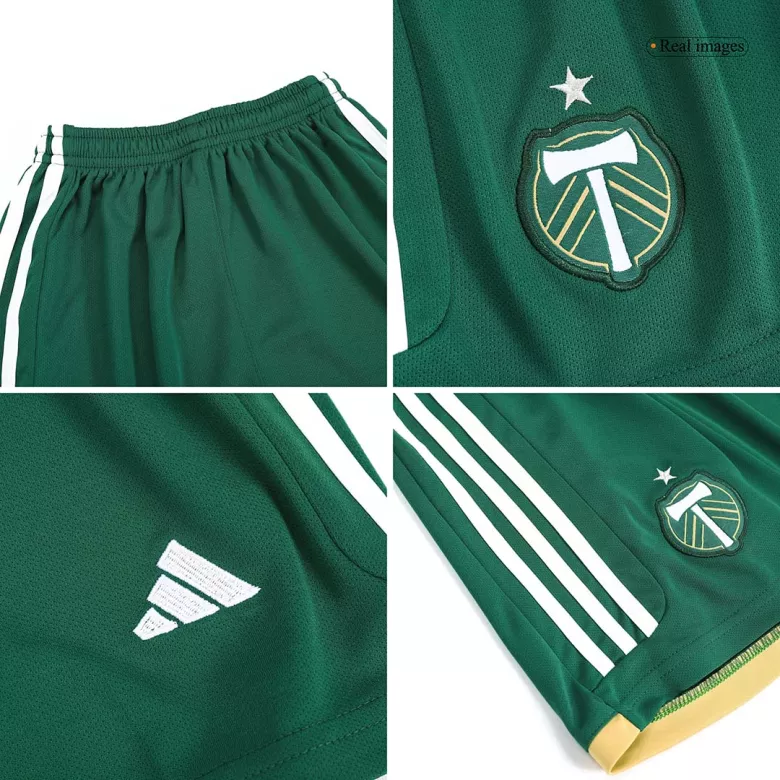 Kids Portland Timbers Home Soccer Jersey Kit (Jersey+Shorts) 2023 - Pro Jersey Shop