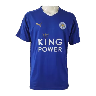 Men's Retro 2015/16 Leicester City Home Soccer Jersey Shirt - Pro Jersey Shop