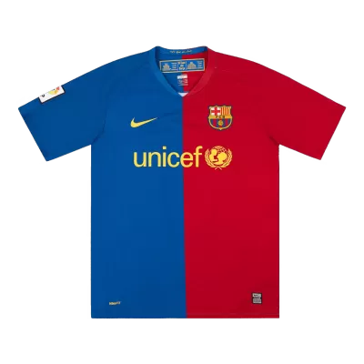 Men's Retro 2008/09 Barcelona Home Soccer Jersey Shirt - Pro Jersey Shop