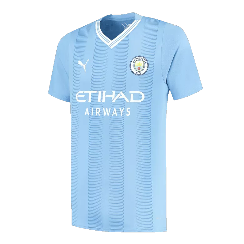 UCL Men's HAALAND #9 Manchester City Home Soccer Jersey Shirt 2023/24 - Fan Version - Pro Jersey Shop