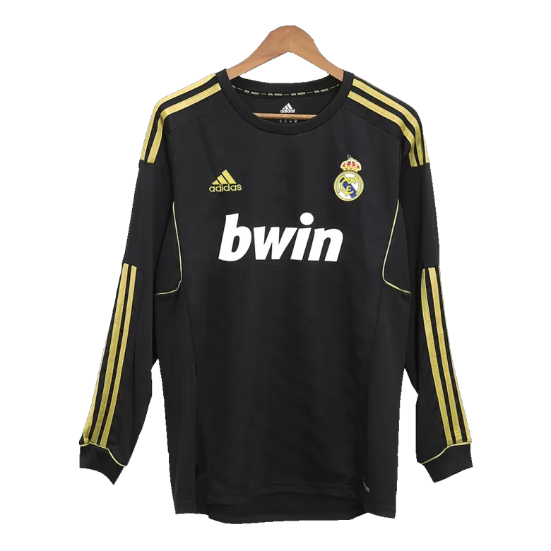 Men's Retro 2011/12 Real Madrid Away Long Sleeves Soccer Jersey Shirt - Fan Version - Pro Jersey Shop