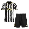 Men's Juventus Home Soccer Jersey Kit (Jersey+Shorts) 2023/24 - Fan Version - Pro Jersey Shop