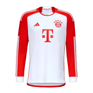 Men's Replica Bayern Munich Home Long Sleeves Soccer Jersey Shirt 2023/24 Adidas - Pro Jersey Shop