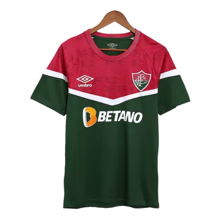 Men's Replica Fluminense FC Pre-Match Soccer Jersey Shirt 2023/24 - Pro Jersey Shop